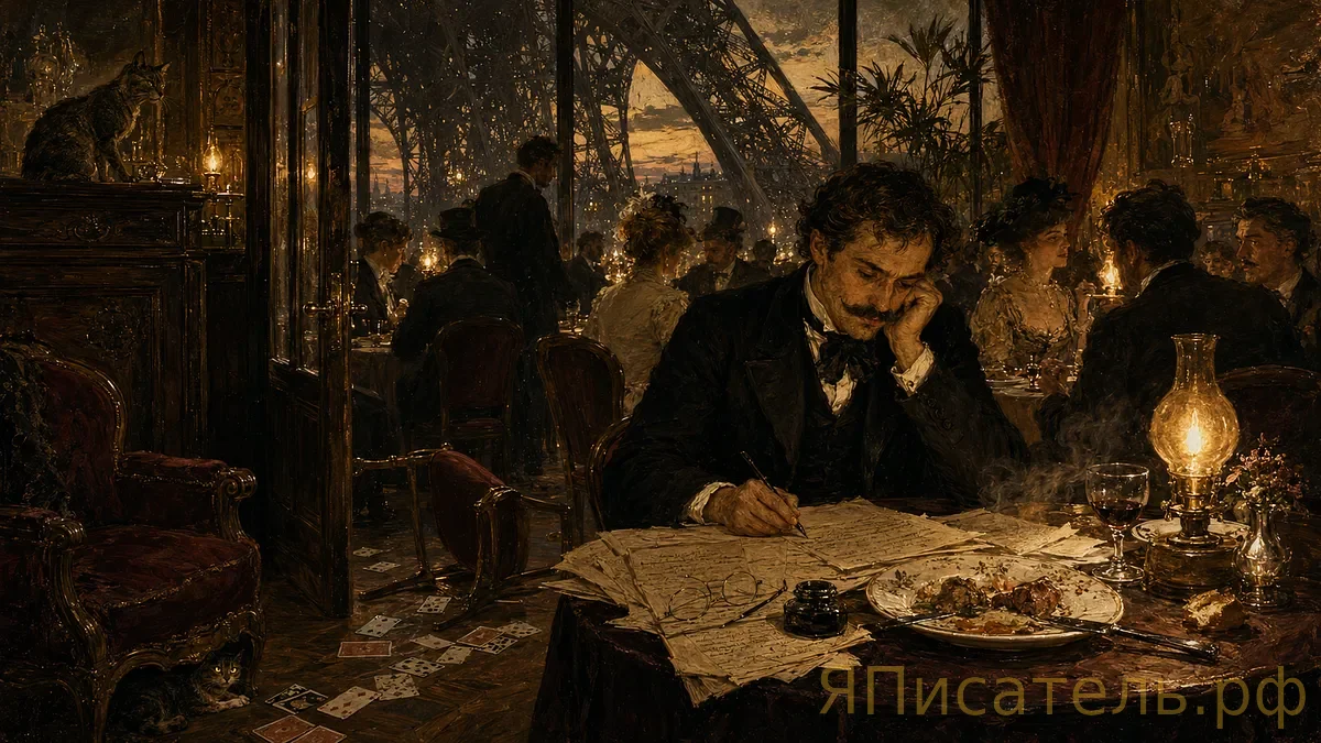 Мопассан ненавидел Эйфелеву башню, но обедал под ней каждый день. Вот почему