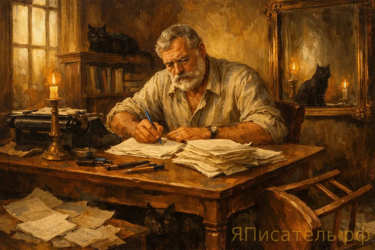 Миф о Хемингуэе и спирте: писатель под стол падает?