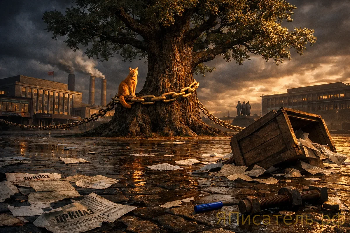 Приказ по лукоморью — Маяковский перестраивает сказку