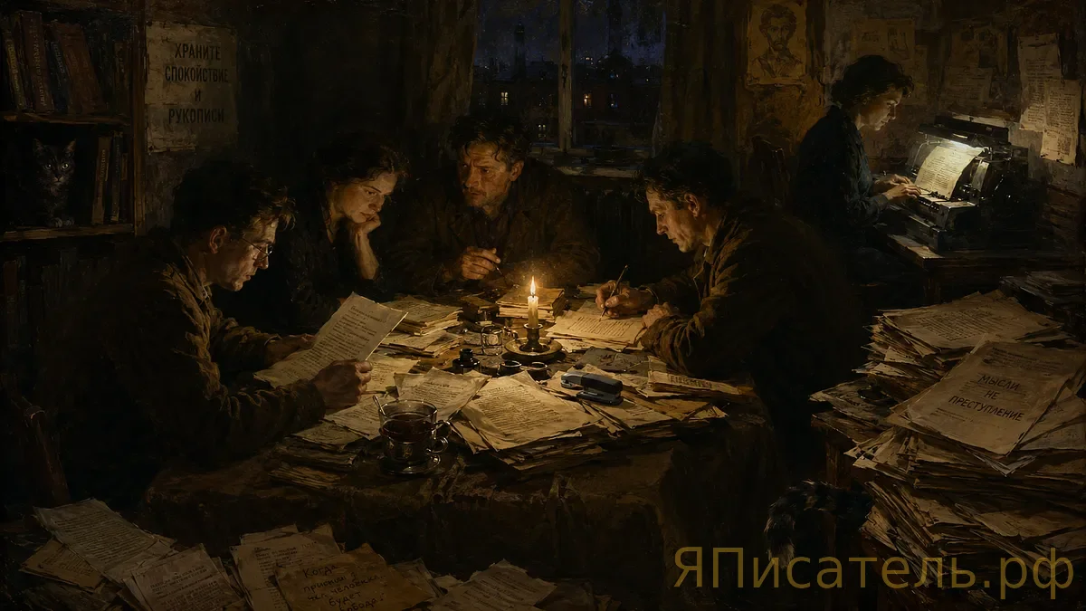 Лига литературных хулиганов: как советские писатели подделывали фамилии и издавали друг друга в самиздате