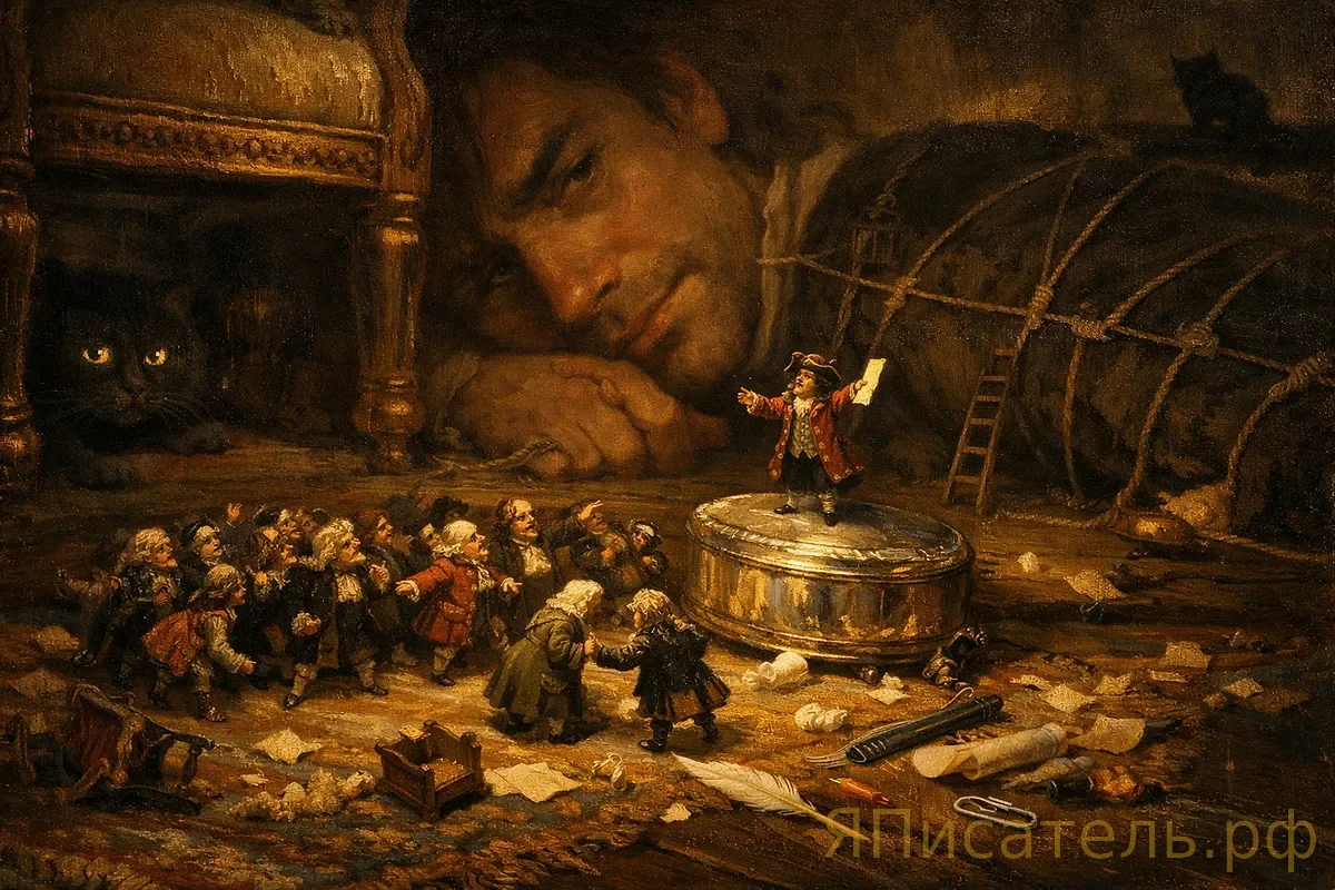 Пятое Путешествие Лемюэля Гулливера, или Остров Молчания