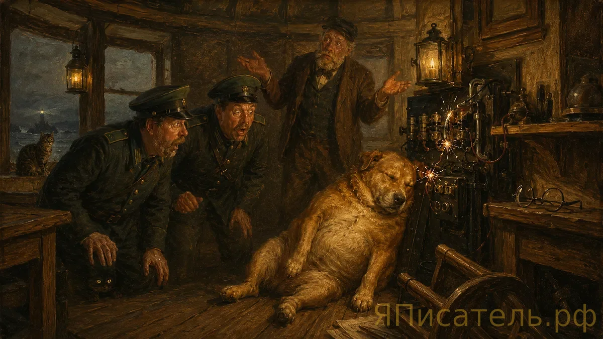 Собака на маяке