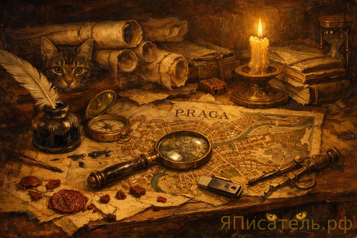 Картограф из Праги зашифровал роман в карте города — его нашли спустя 200 лет