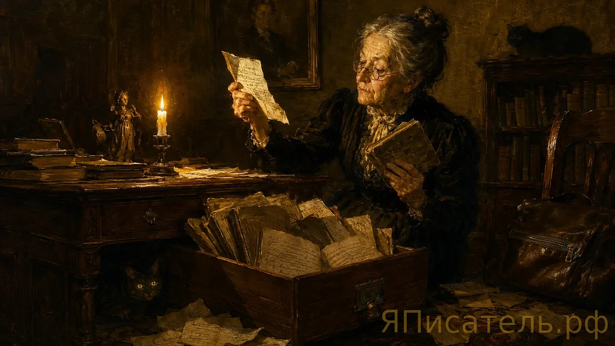 Отметка красными чернилами