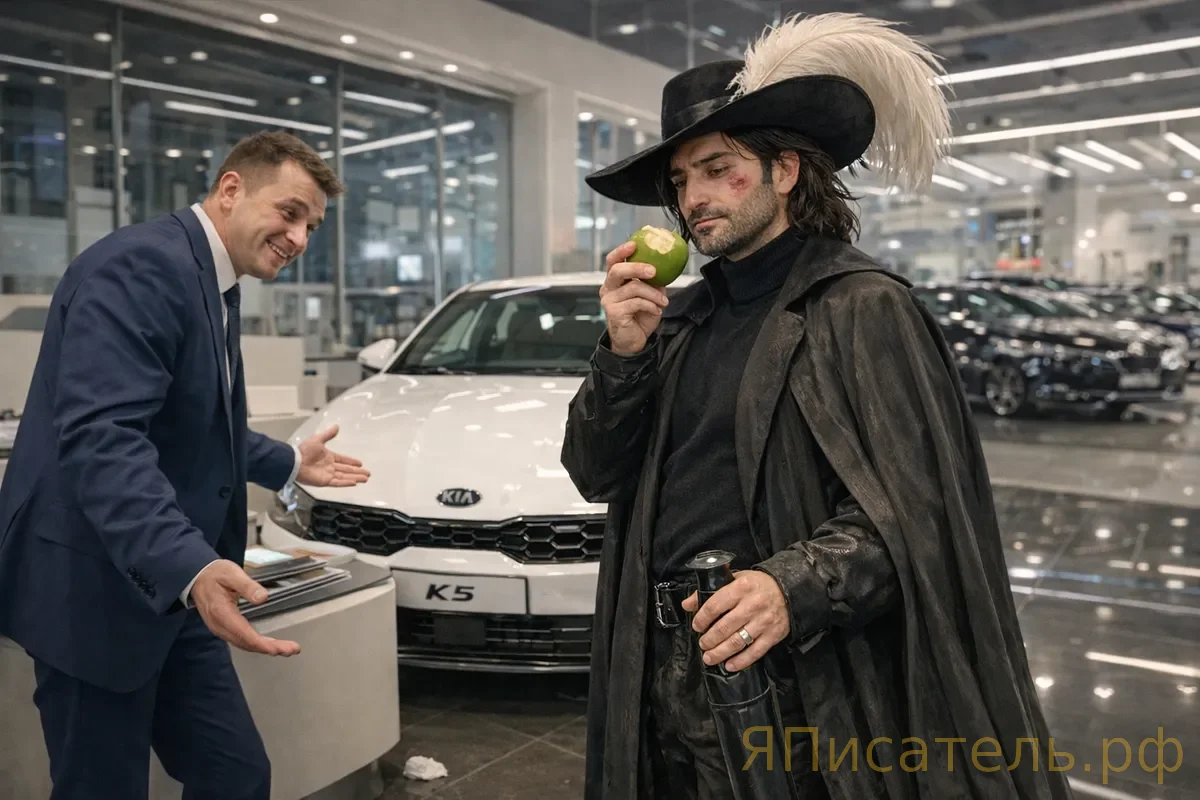 Дон Жуан в автосалоне: «Сей экипаж меня не вдохновляет, а конь стальной — не конь»