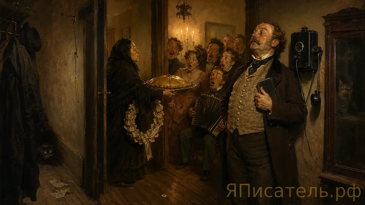 Телефон, или Как я одну гражданку на именины в трауре снарядил