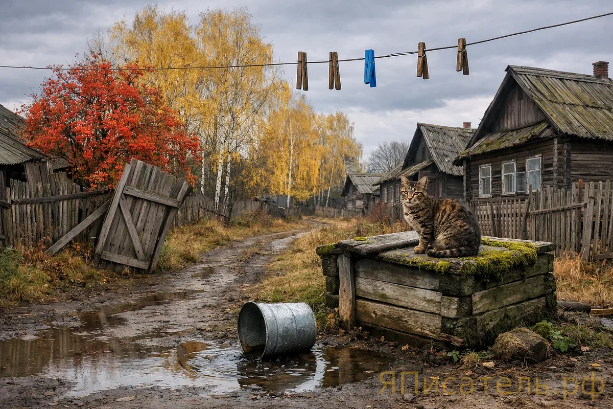 Полевая дорога — новое стихотворение в стиле Сергея Есенина