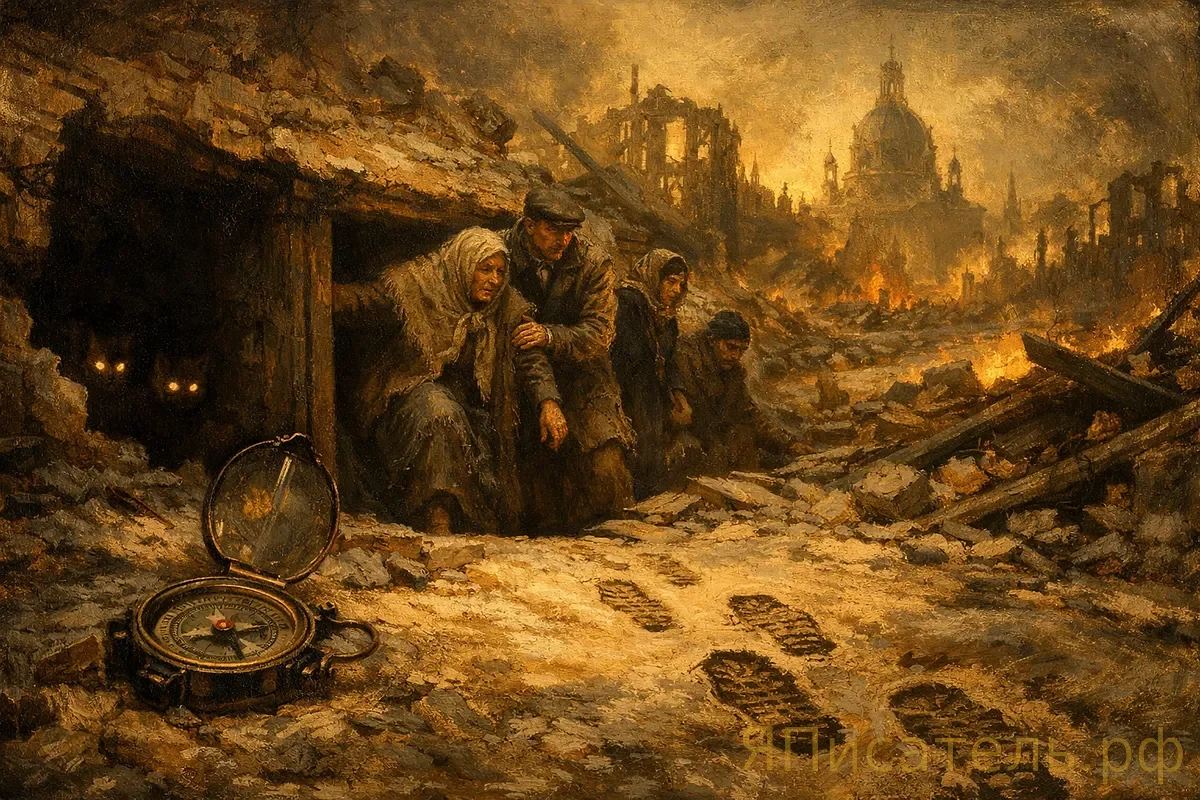 Пробел между сценами — это тоже текст