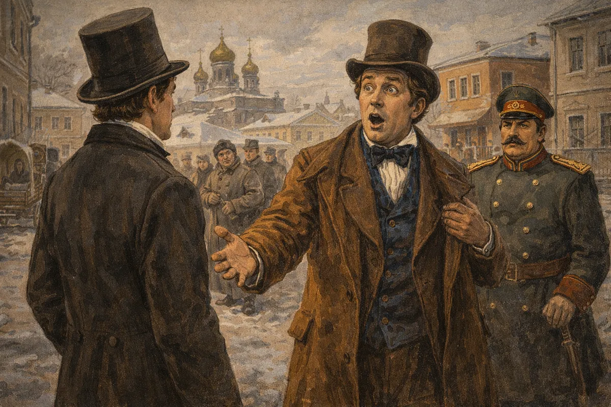 Явление последнее, в коем происходит неожиданная развязка