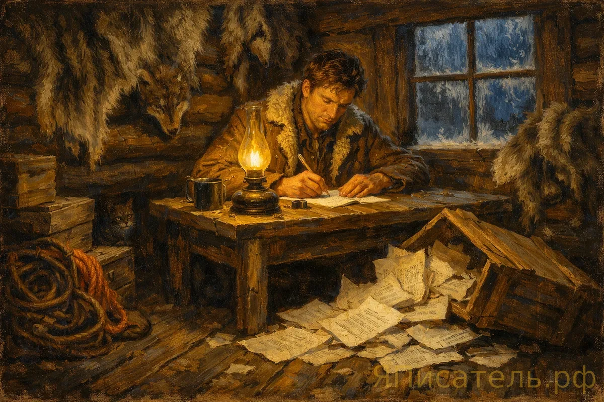 Рукопись с Аляски: Джек Лондон написал роман, в котором герой убивает своего автора — текст нашли в заброшенной хижине