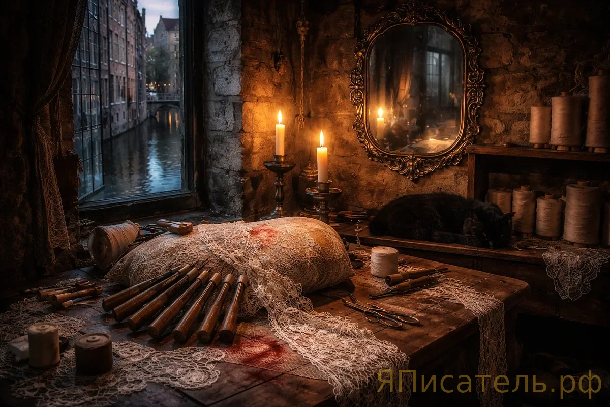 Белая нить, красная нить