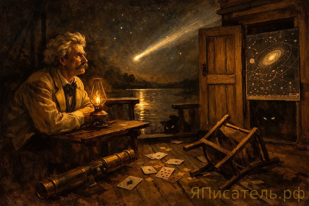 Комета судьбы: когда мечта Марка Твена стала реальностью