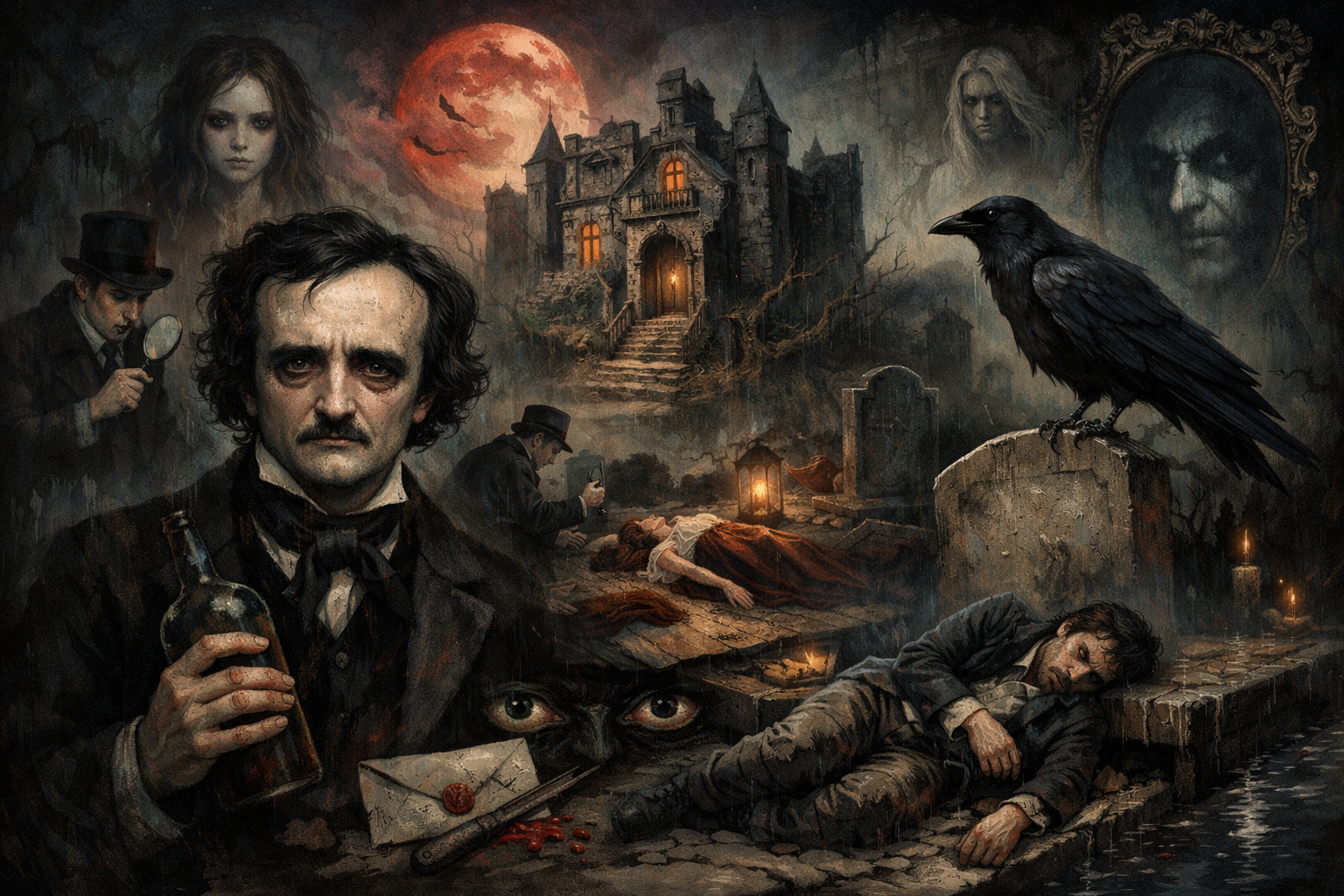 Эдгар По: гений, который пил, страдал и изобрёл детектив — а потом умер в канаве