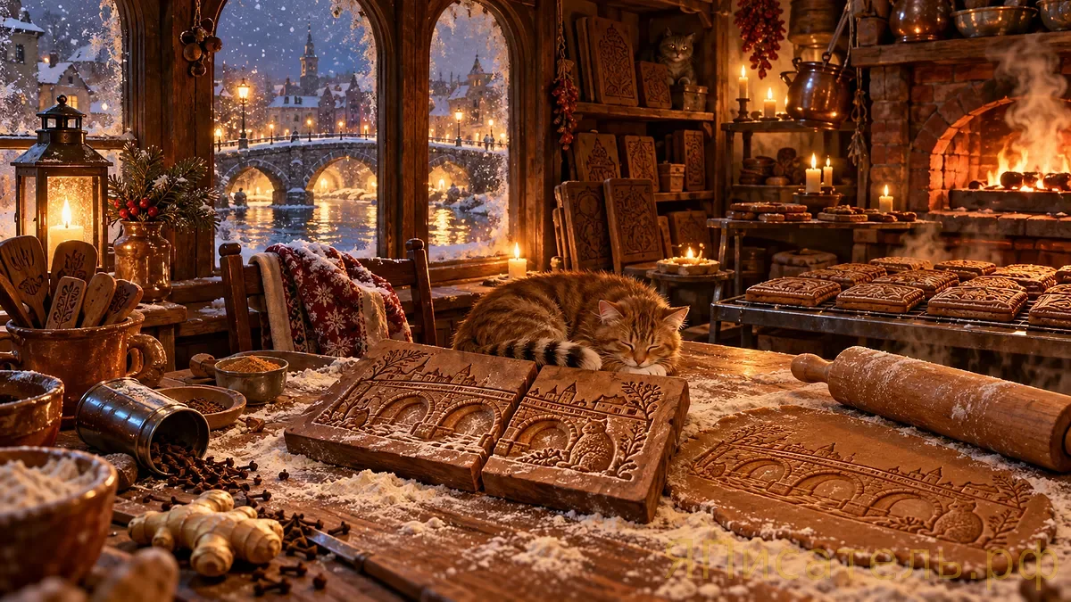 Пряник с трещиной