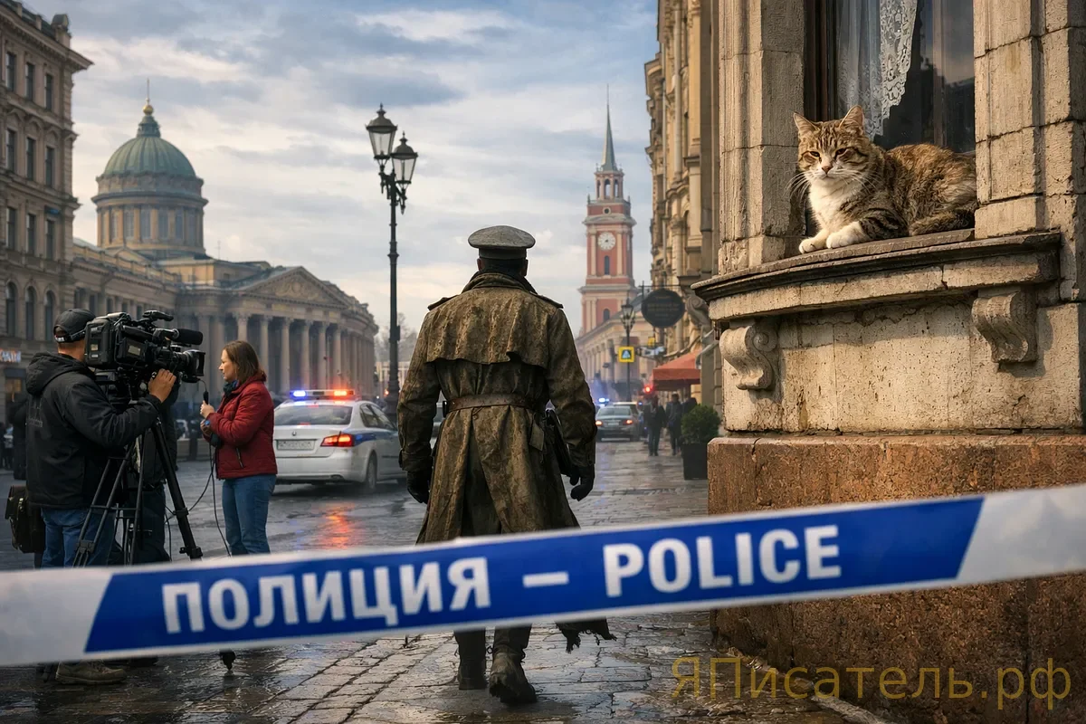 СРОЧНО: в центре Петербурга замечен нос коллежского асессора. Полиция оцепила Невский проспект