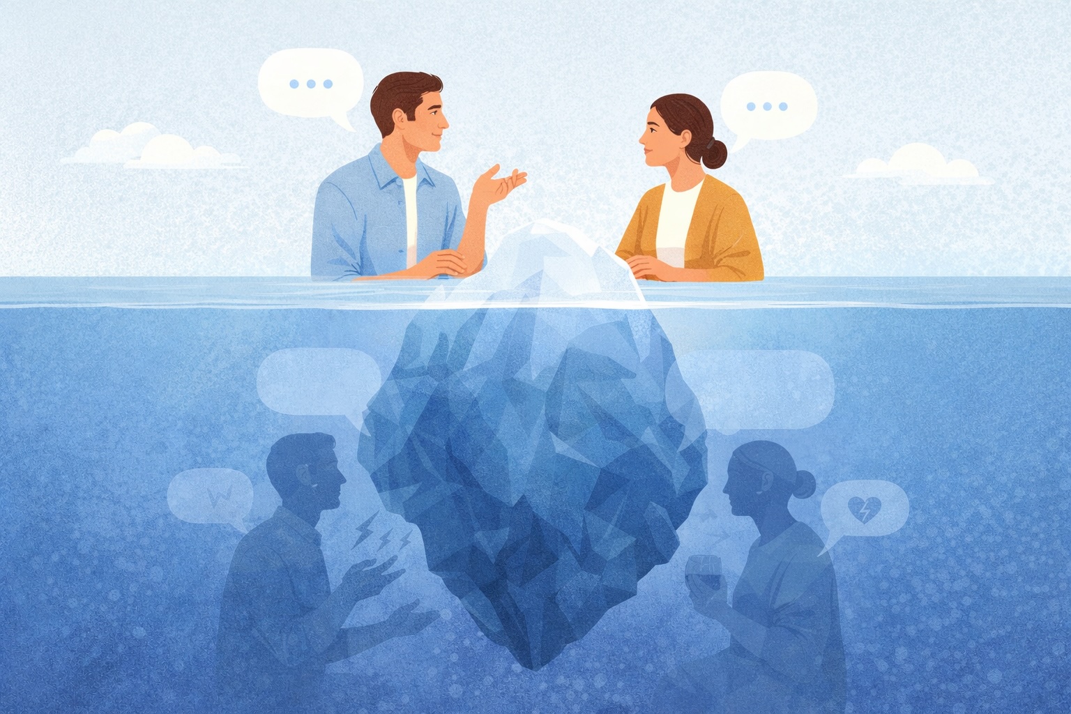 Техника «айсберга» в диалогах: говорите меньше, чтобы сказать больше