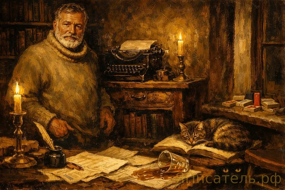 Тайна стоячего писателя