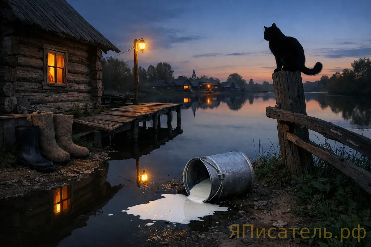 Тихий вечер в Николе — подражание стилю Николая Рубцова