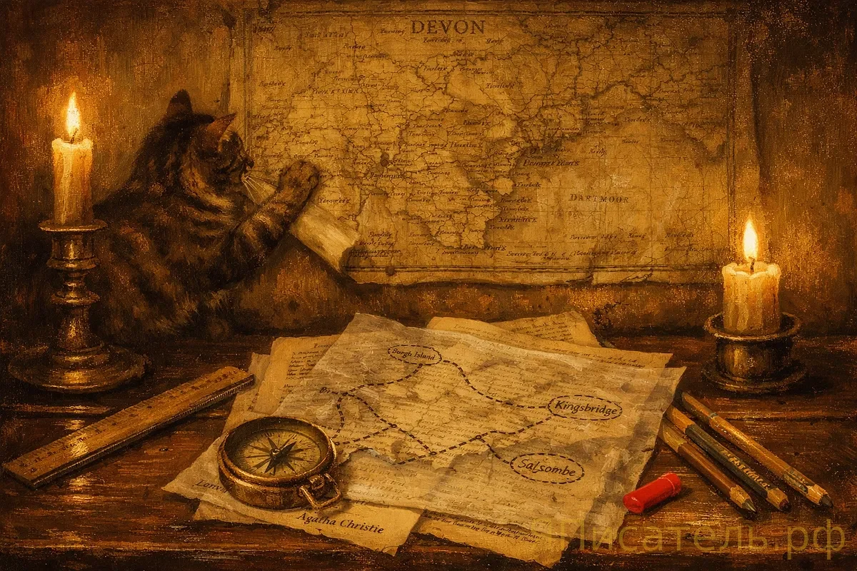 В романах Агаты Кристи зашифрована точная топографическая карта Девона, выяснили картографы