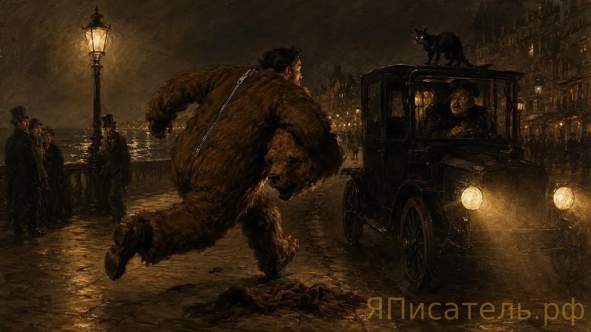Медведь на набережной