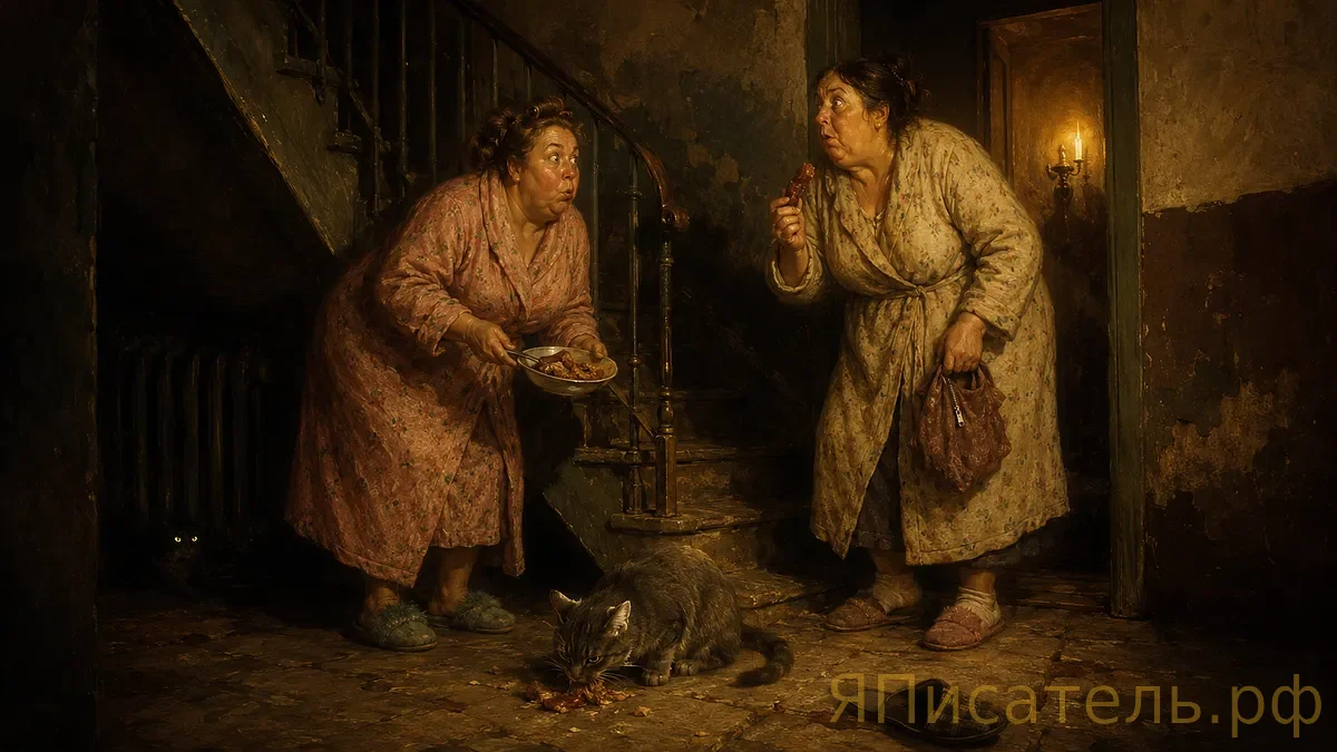 Котик из-под лестницы, или Как я в домовом чате войну развязала