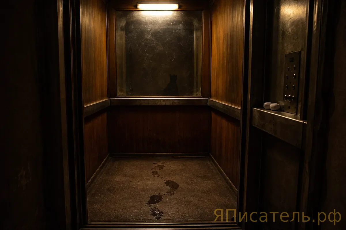 Лифт остановился между этажами