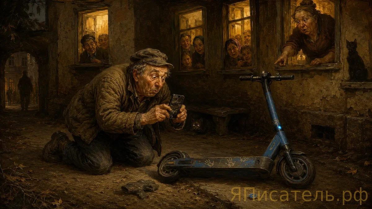 Самокат, или Как я через чужое колесо в наездники угодил