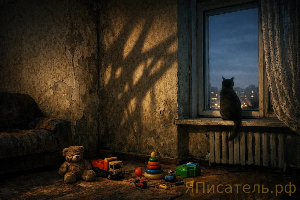 Кто сидит в углу комнаты