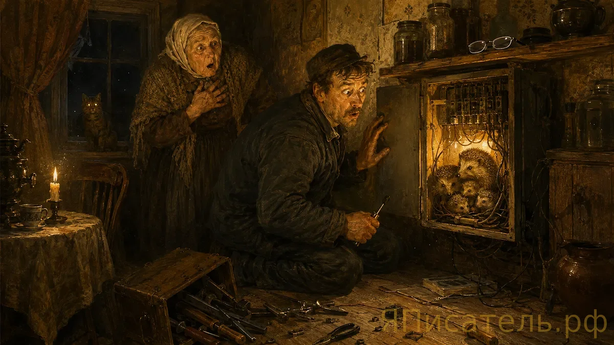 Еж в щитке