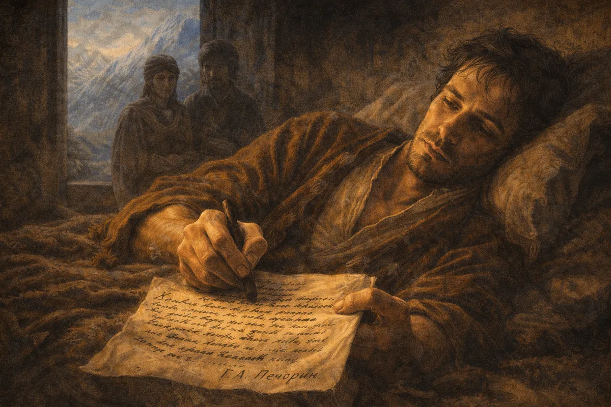 Герой нашего времени: Последняя записка Печорина (Найденные страницы)