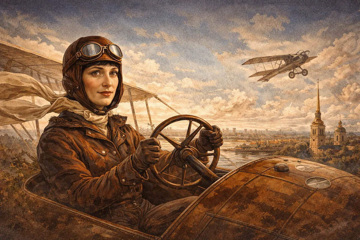 Поэтесса-лётчица