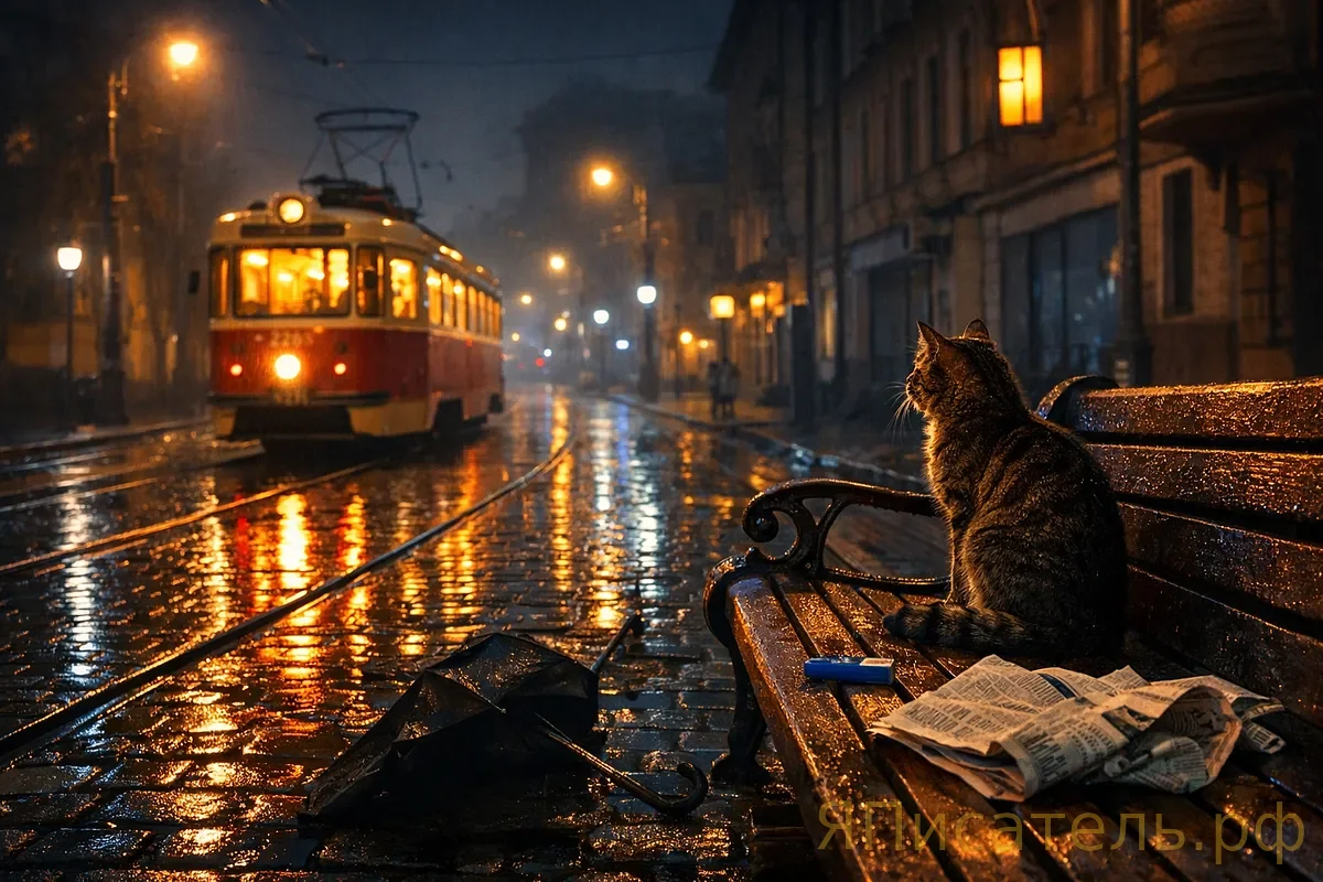 Последний трамвай — новое стихотворение в стиле Булата Окуджавы