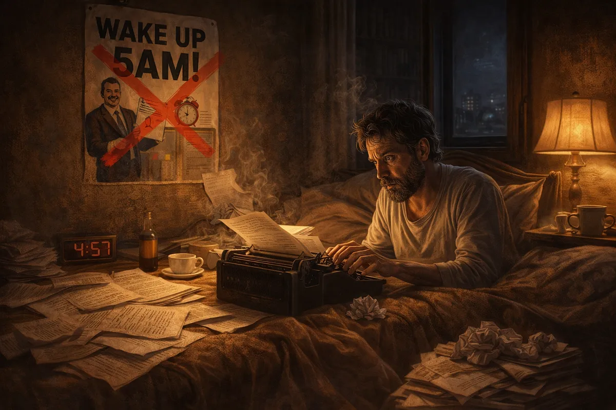 Вставайте в 5 утра — и прочая чушь от гуру продуктивности, которые никогда не писали ничего стоящего