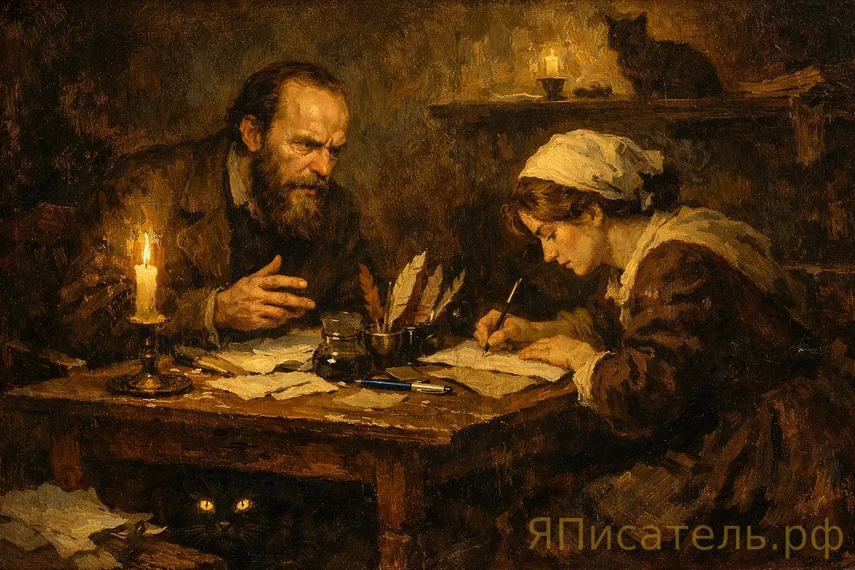 Достоевский проиграл в казино всё — и написал шедевр за 26 дней. Случайность? Нет.
