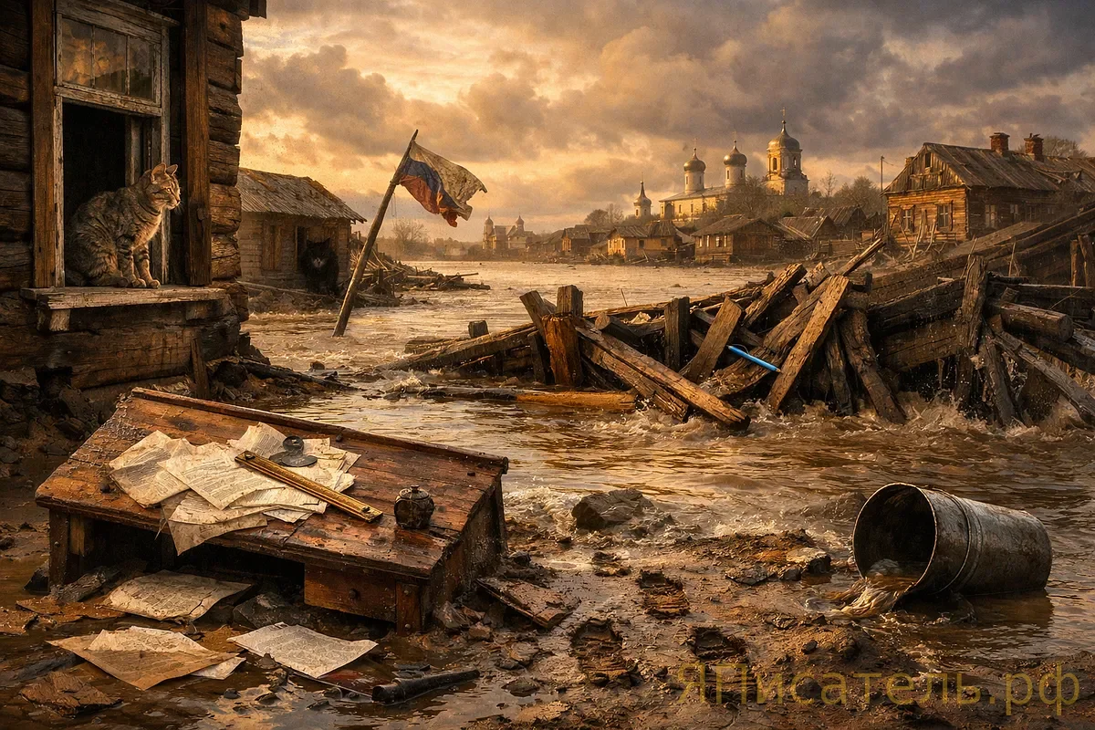 Угрюм-Бурчеев в Twitter: Тред о том, как я хотел построить идеальный город, но река не подчинилась 🏗️🌊💀