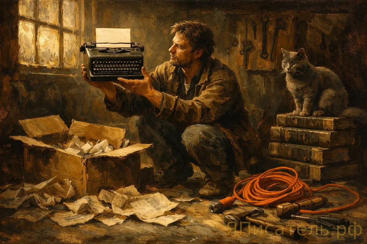 Машинку Карвера купили за $200 на гаражной распродаже — внутри оказался незаконченный рассказ