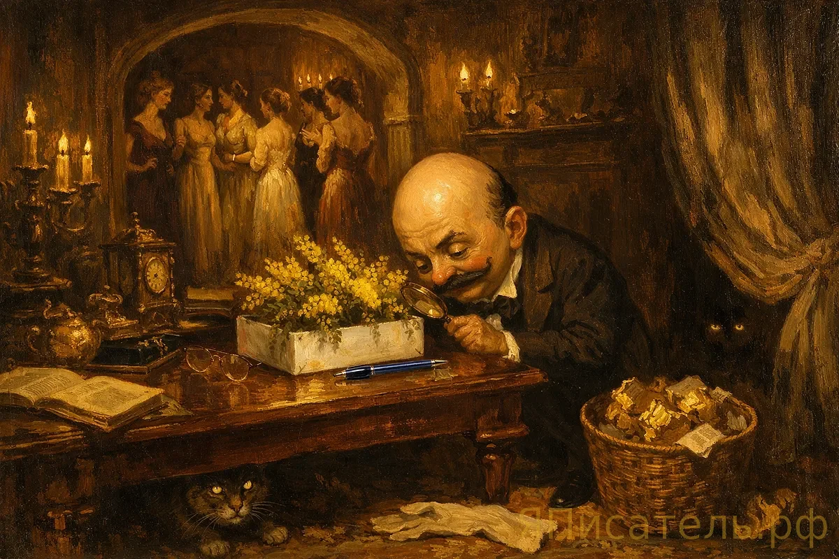 Восемь мимоз для мадемуазель: утерянное дело Эркюля Пуаро