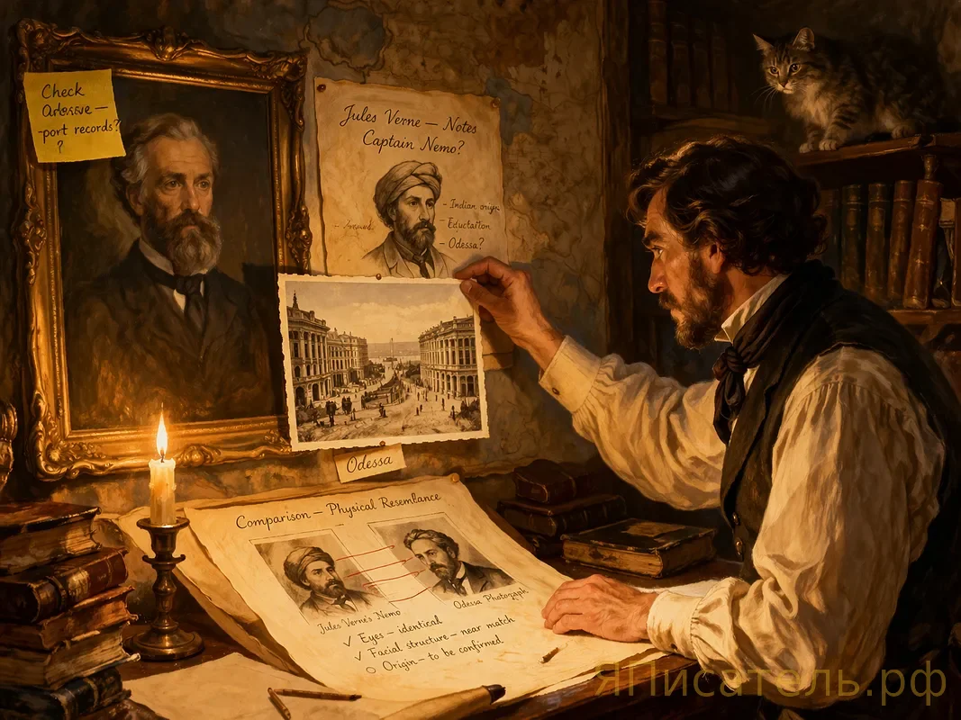 Исследователи нашли прототип капитана Немо: одесский моряк, которого Жюль Верн встречал в Париже