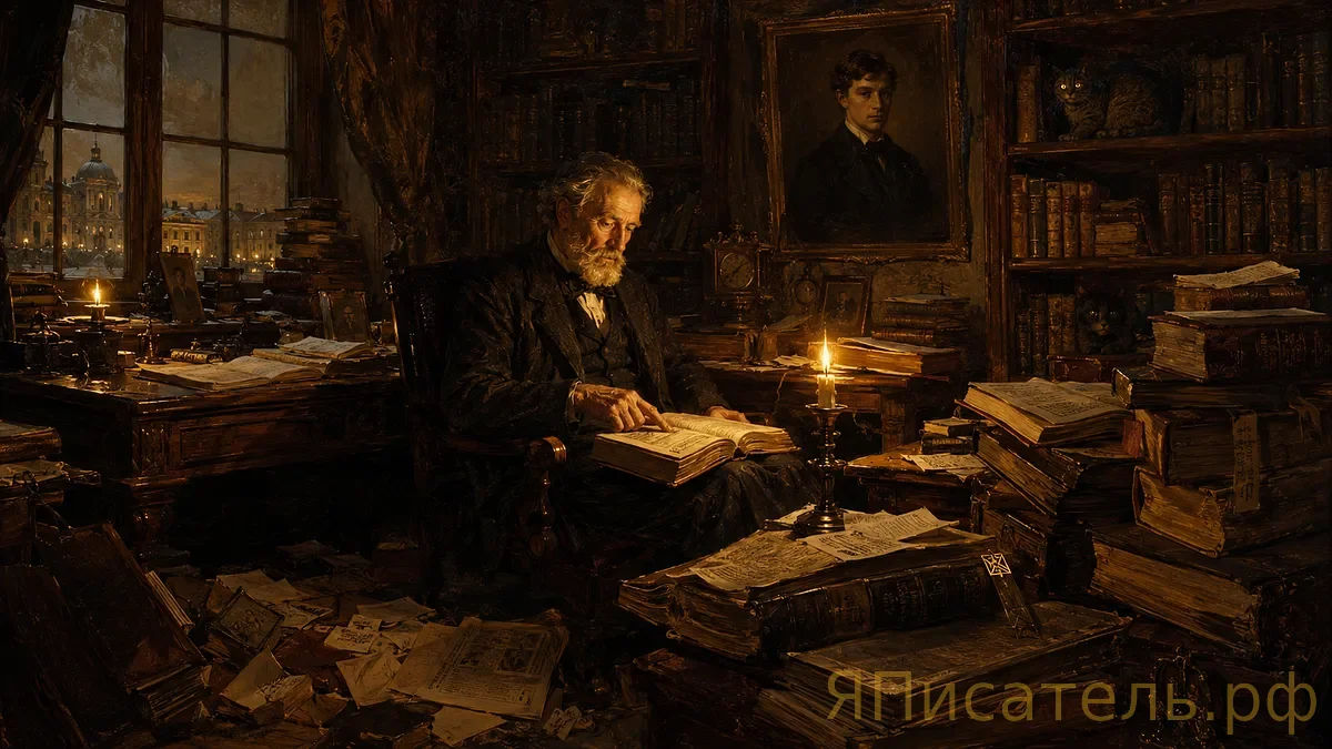 Личная библиотека писателя XIX века раскрыла авторство критических статей — рецензии писал он, а подписывал ее сын