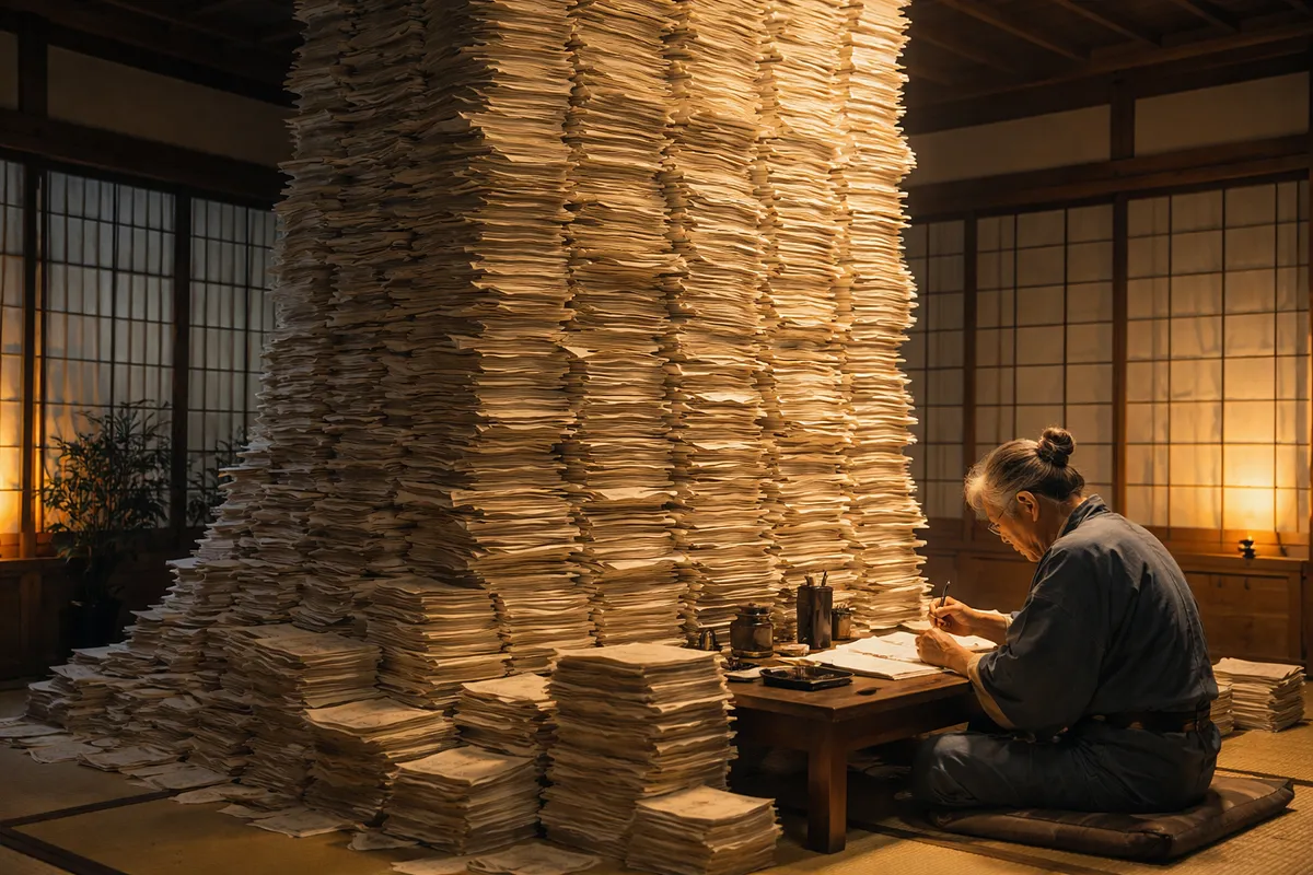 Японская писательница установила мировой рекорд: роман из 12 миллионов иероглифов