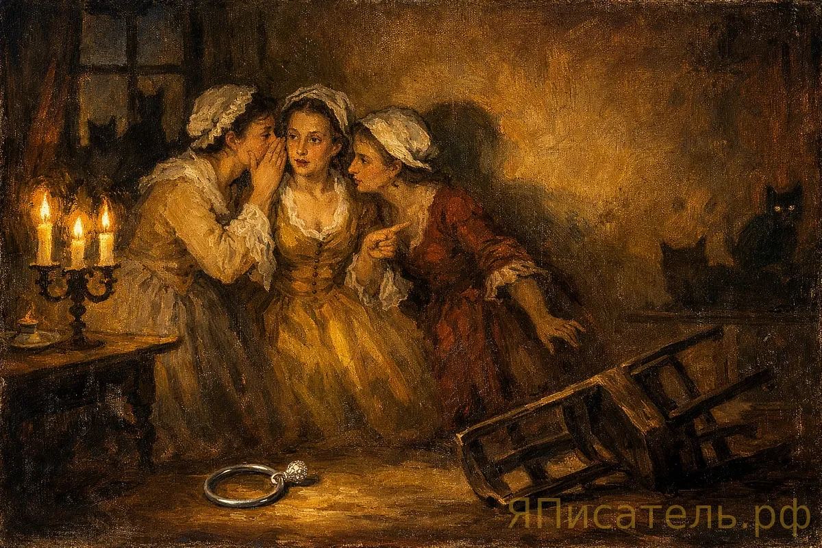 Слухи говорят то, что автор боится сказать прямо