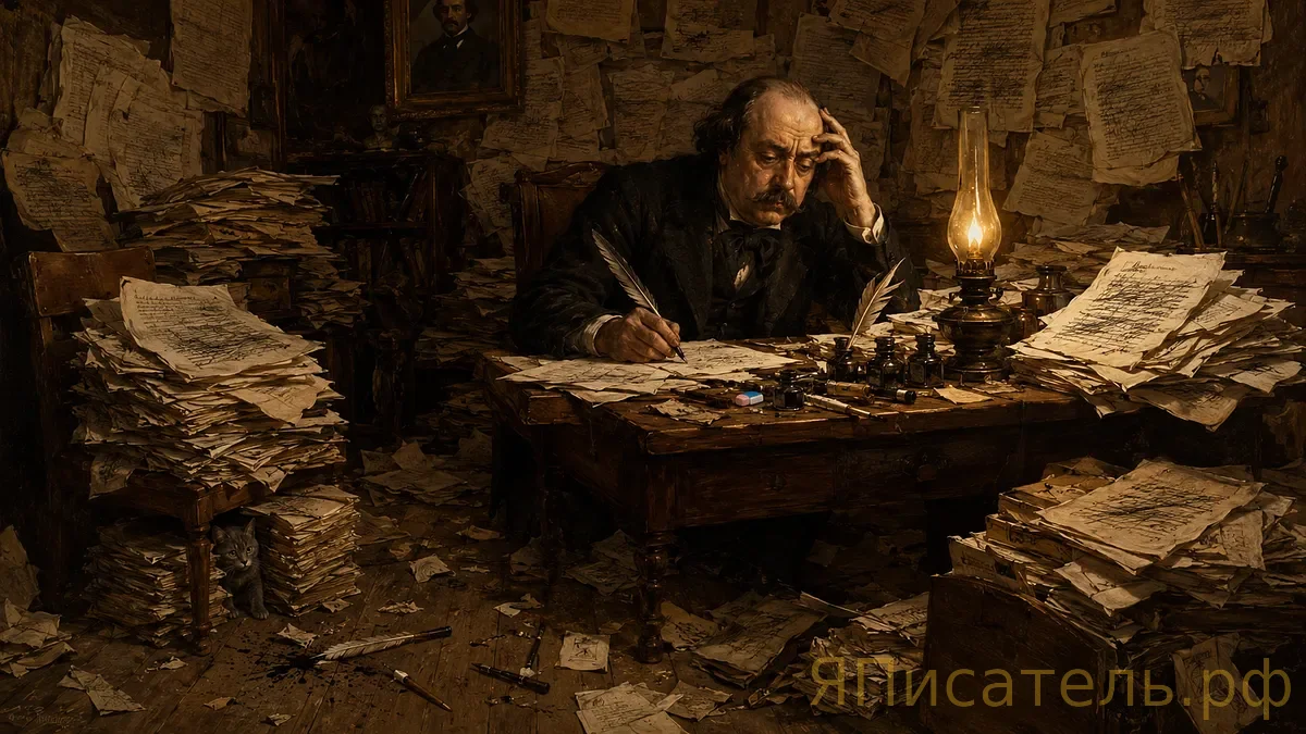 Флобер переписывал один абзац 47 раз — рукопись это доказала, и филологи потеряли сознание