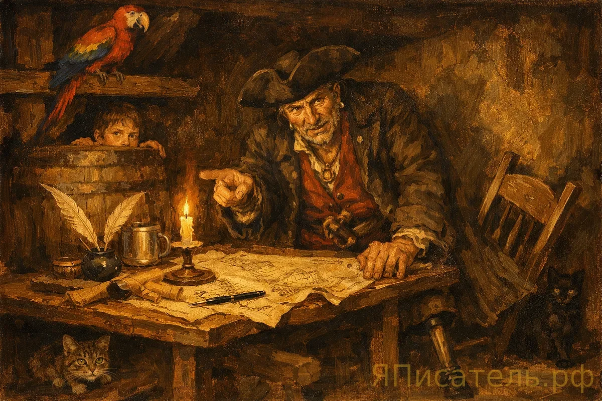 Попугай капитана Флинта: забытая глава из записок Джима Хокинса