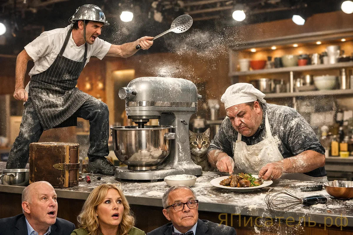 «МастерШеф: Ламанча» — рыцарь с шумовкой, оруженосец с чесноком и ветряная мельница в роли кухонного комбайна