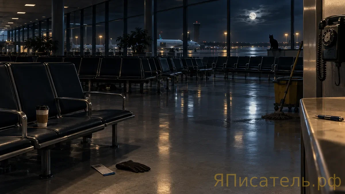 Аэропорт, ночь