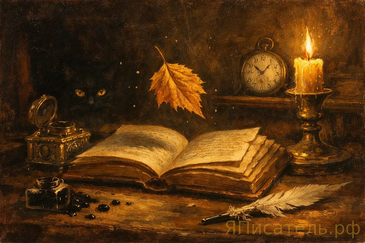 Листопад в книге