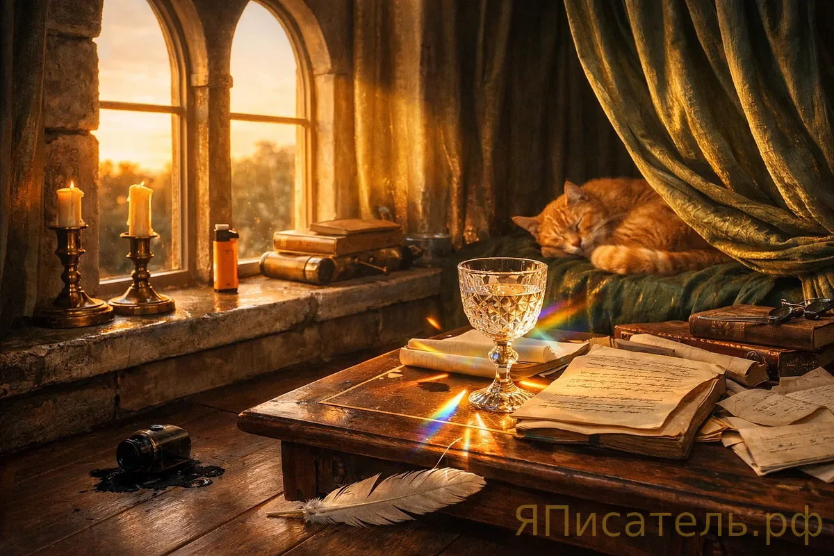 Я пил из солнца — новое стихотворение в стиле Константина Бальмонта