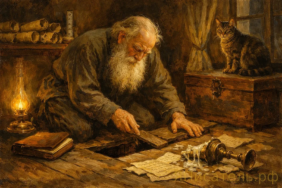 Утечка из Ясной Поляны: Толстой вёл второй тайный дневник — не тот, что знает мир. Нашли за обшивкой стены