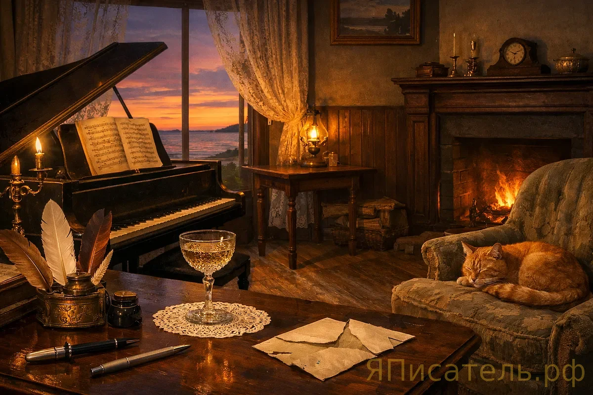 Вечерняя поэза — новое стихотворение в стиле Игоря Северянина