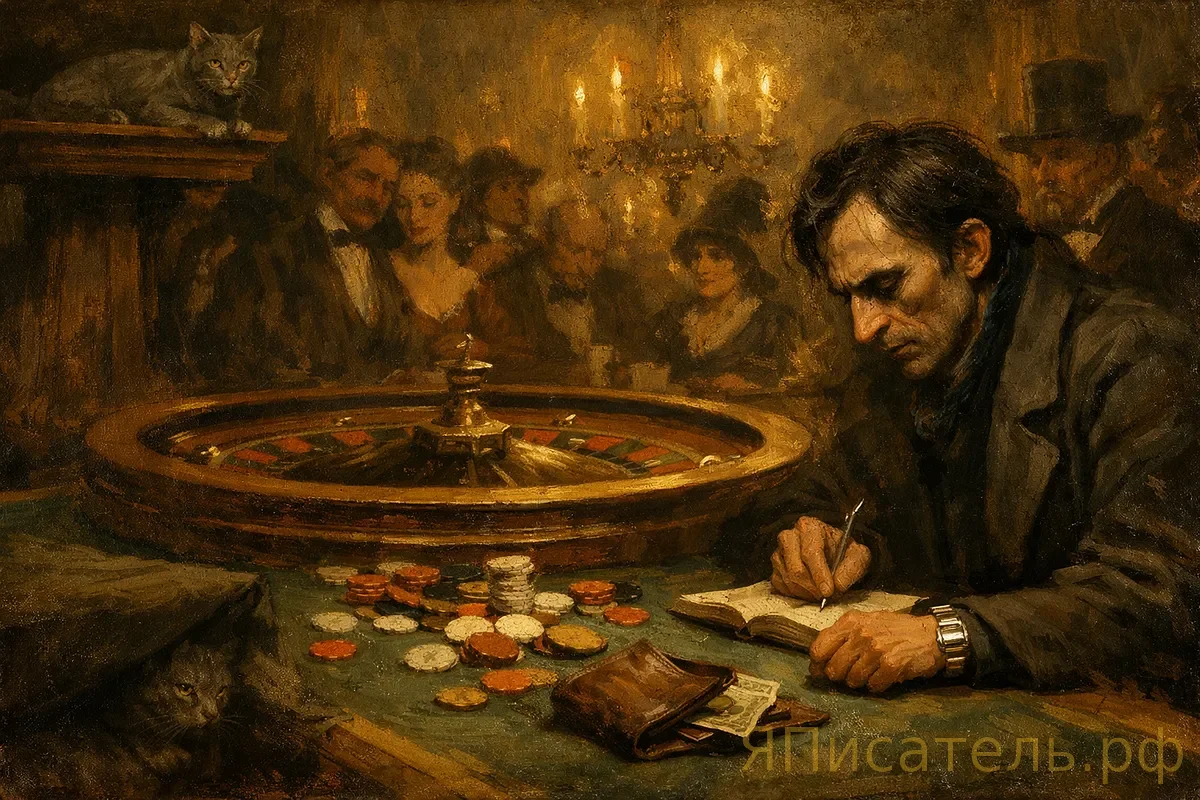 Тайный дневник Достоевского из казино: он проигрывал не только деньги — там были черновики Игрока